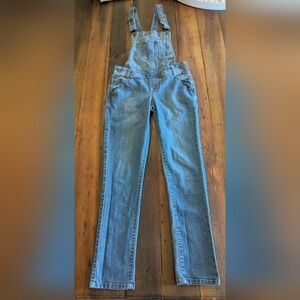 Wallflower Women's Teens XS Bib Denim Jean Overalls Bibs Stretch RN 120246